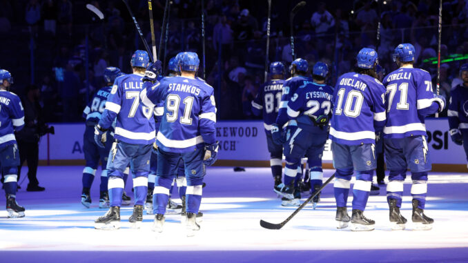 NHL: Columbus Blue Jackets at Tampa Bay Lightning